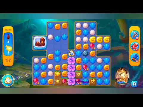 Fishdom, 10483 level,no Booster - 10483 уровень, прохождение без бустеров.