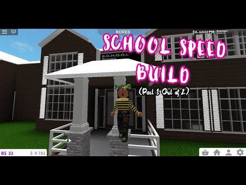 Part 1 School Speed Build Roblox Bloxburg Apphackzone Com - roblox clothes codes included bea