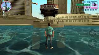 Not swimming, but walking on water? GTA Vice City