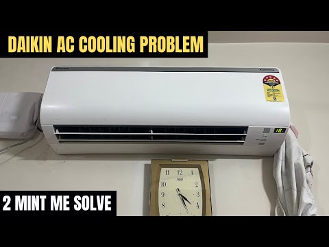 New daikin ac cooling problem
