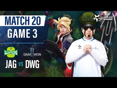 JAG vs DWG | Match20 Game3 H/L | 2019 LCK Summer