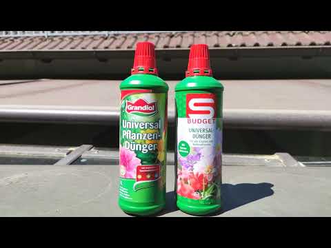 Discounter Flüssigdünger Vergleich Lidl & Spar Nährstoffe Tipp Dünger Zimmerpflanzen Gartenpflanzen