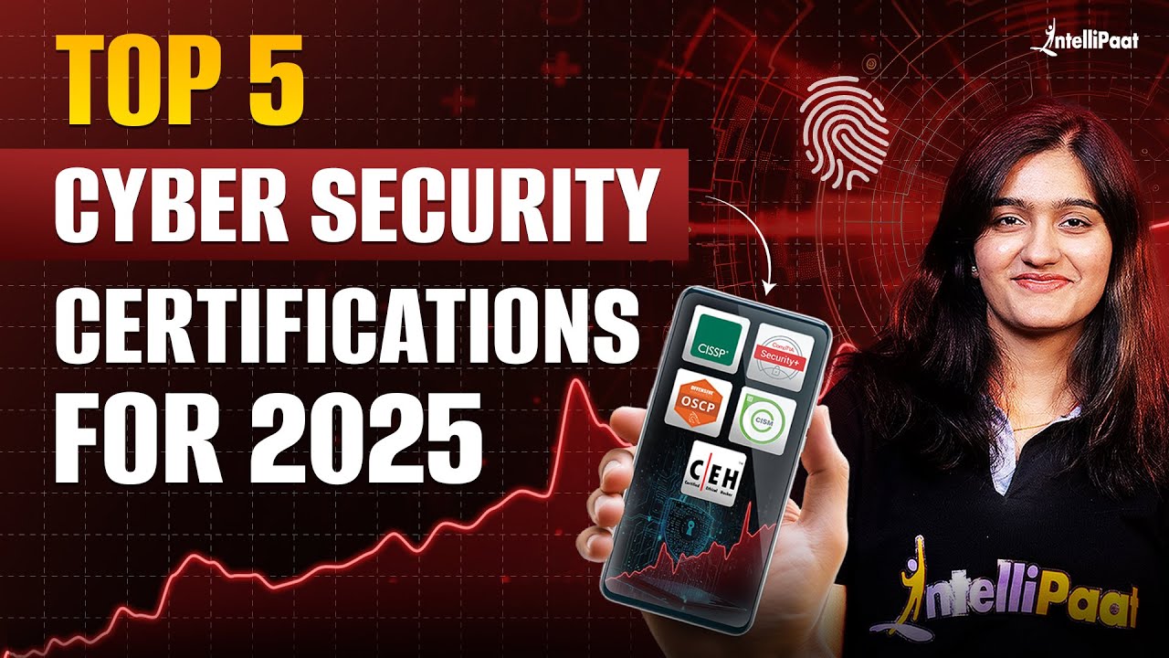 These Top 5 Cyber Security Certifications Practically GUARANTEE You a Job in 2025 | Intellipaat