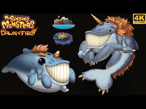 Bowhead - Baby/Adult  (Sound and Animation) 4k