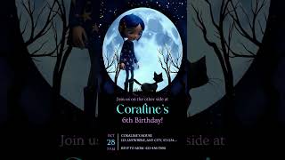 Coraline's Video Invitation