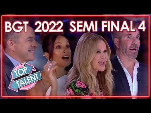 ALL 2022 BRITAIN'S GOT TALENT SEMI FINAL EPISODE 4 | Top Talent