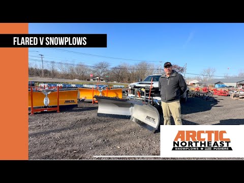 Arctic Snowplows Flared V Plows. What's the difference between poly and stainless steel?