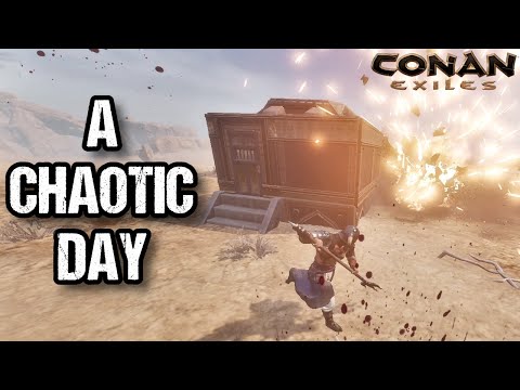 Another Chaotic Day on a PvP Server - Conan Exiles