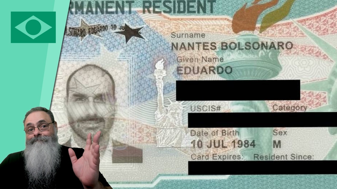 EDUARDO ganha GREEN CARD e ESQUERDISTAS não CONSEGUEM DISFARÇAR a INVEJA