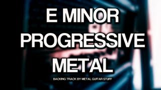 E Minor Progressive Metal / Rock Guitar Backing Track