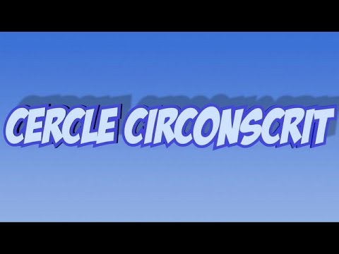 comment construire cercle circonscrit d'un triangle