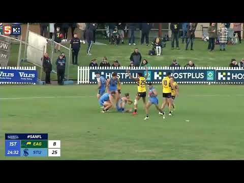 Rd 5 Hostplus SANFL Snapshot - Sturt's Daniel Fahey-Sparks pulls in a one-hander