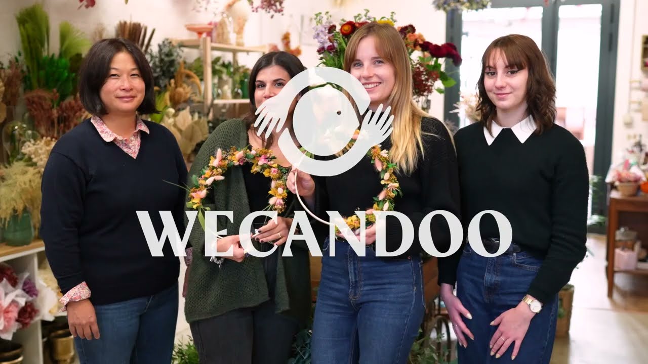 Réalisez votre couronne de fleurs séchées en groupe - Vidéo