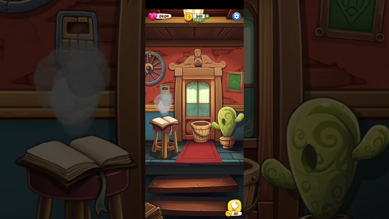 #escape time level 13 cactus bucket burning book knife