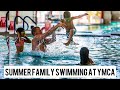 Ahyan Went Swimming Family Swimming At YMCA