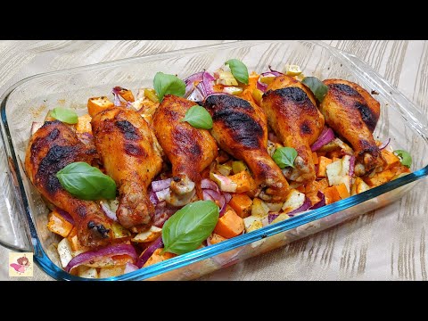 EASY AND HEALTHY ONE PAN CHICKEN AND VEGGIES | HEALTHY FALL RECIPES