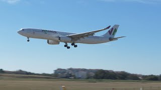 Wamos Air Airbus A330 Gracefully Lands - A Symphony of Aviation