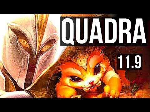 KAYLE vs GNAR (TOP) | Quadra, 700+ games, Dominating | KR Diamond | v11.9