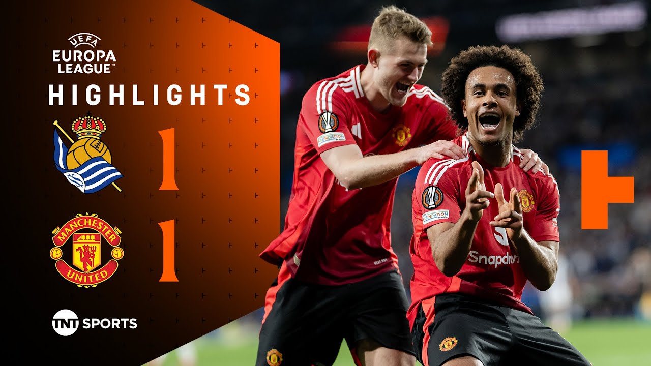 Zirkzee Nets In San Sebastian 😮‍💨 | Real Sociedad 1-1 Man United | UEFA Europa League Highlights