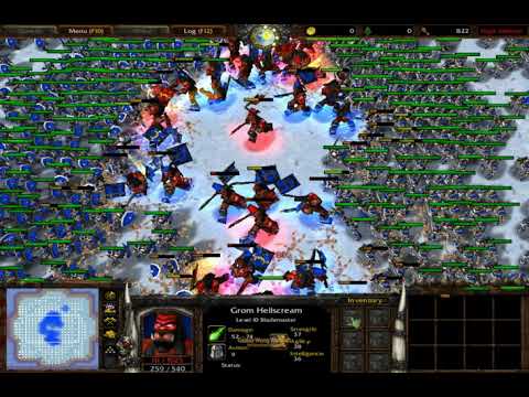 1000 Footman vs 10 Hellscream (Lv10 With Skills) Fully Upgrade 1080p