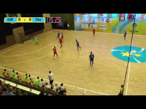 FC Differdange 03 vs KMF Titograd - Match 2 : UEFA Futsal Cup - Group B