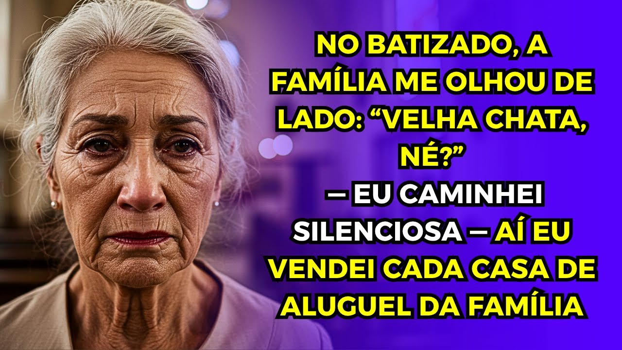 Minha Família no Batizado: "Velha Chata né?" — Eu Só Caminhei — Aí Vendi TODAS as Casas de Aluguel
