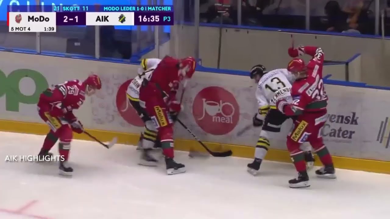 Modo - AIK | Hockeyallsvenskan 2022/23 Kvartsfinal 2:7
