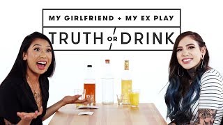 My Girlfriend & My Ex Play Truth or Drink (Saveara & Emily) | Truth or Drink | Cut