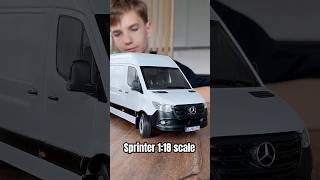 How many boxes fit in a 1:18 Mercedes Sprinter? 📦