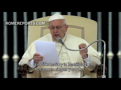 Francisco denuncia “indiferencia y hostilidad” ante los refugiados en la audiencia general