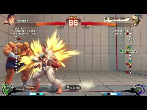 Ponkoko (Ryu) vs Mepu (Sagat) - AE 2012 Match *720p*