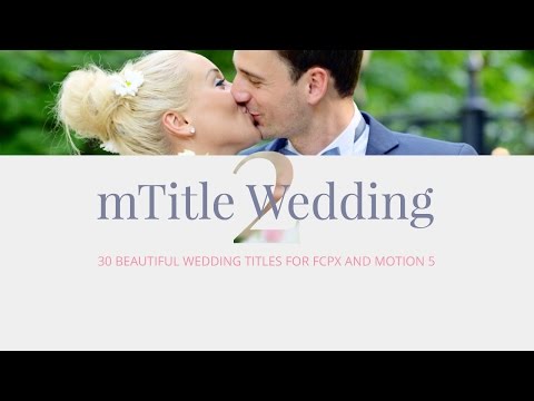 mTitle Wedding vol. 2 - FCPX Plugin