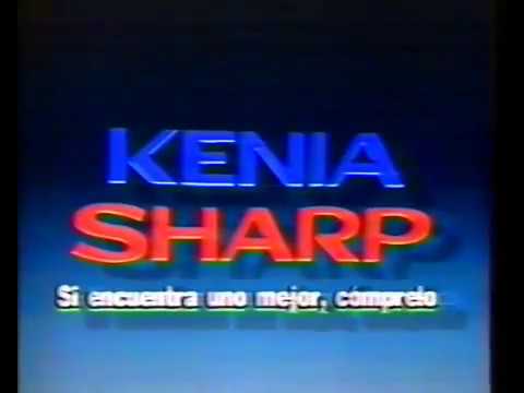 Publicidad '80s  Radiograbador Kenia SHARP Twincam 1988 (Argentina)