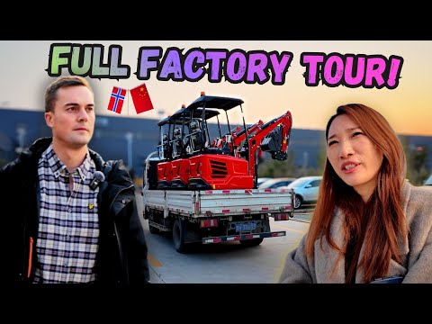 Inside One of China’s Largest Mini Excavator Factories – How They Do It