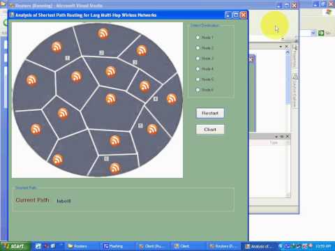 Analysis Of Shortest Path Routing For Large Multi-Hop Wireless Networks