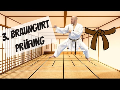 Werde Karate-Meister 9/10: Shotokan 3. Braungurt Prüfungsprogramm Kihon (1. Kyu, DKV)