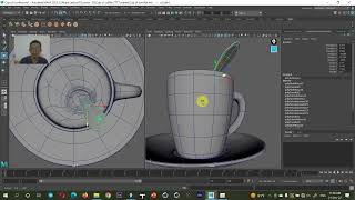Model cup of Coffee, Maya Tutorial Khmer knowledge _011 at Nu Co3Mc1