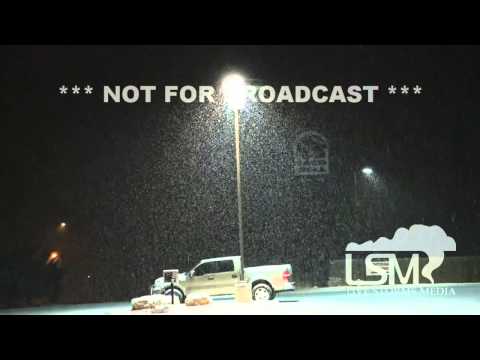 2-4-14 Shamrock, TX Heavy Snow *Bobby Hines HD*