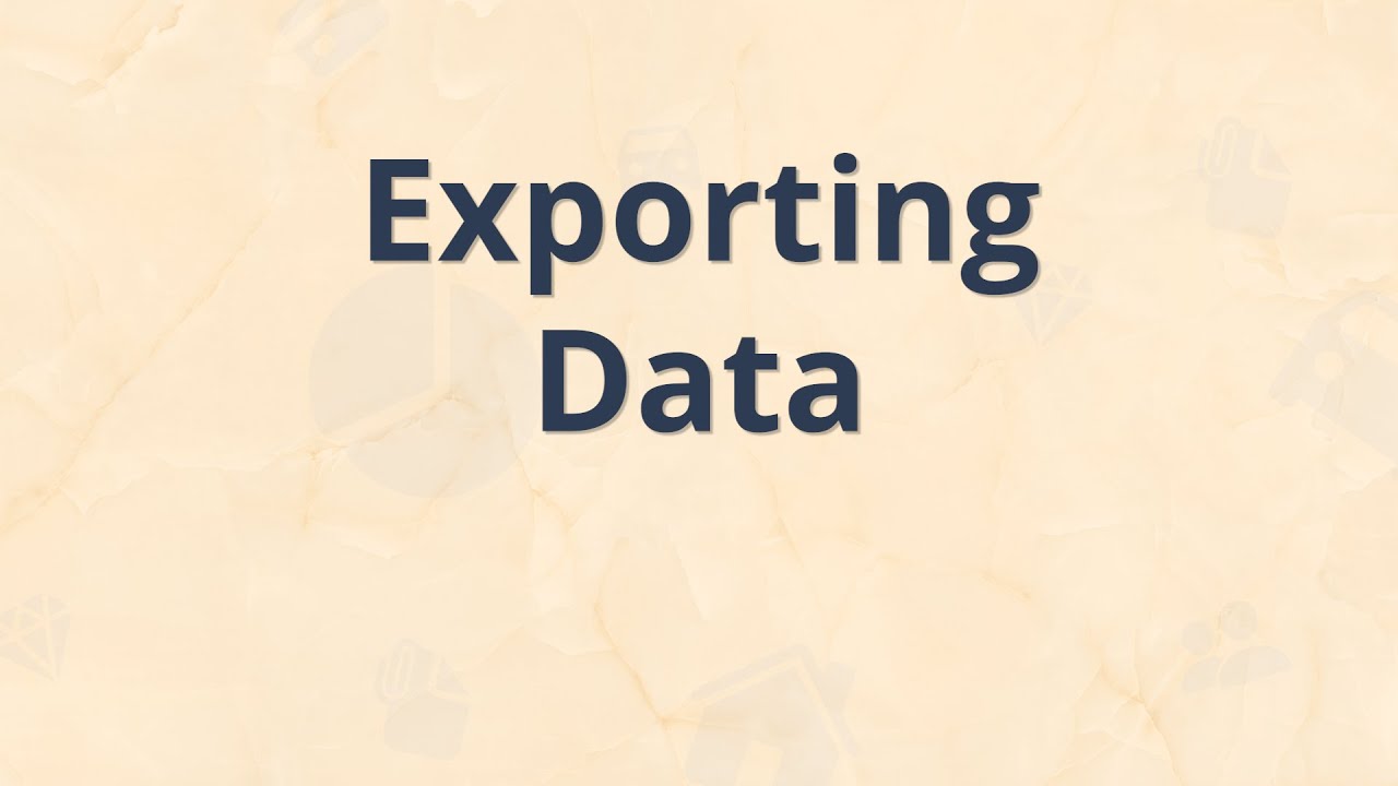 Easy Expense Tutorial - Exporting Data