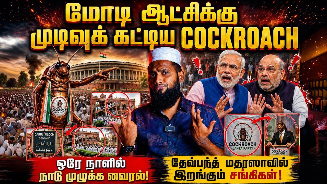 🔥 மோடி ஆட்சிக்கு முடிவு கட்டிய “Cockroach”😱  நாடு முழுக்க 