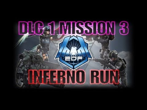 Earth Defense Force 5 "DLC 1 Mission 3" INFERNO RUN with AIR RAIDER