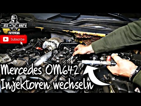 Mercedes W164 | OM642 | Injektoren wechseln | Drehmomentwerte | Change Injectors