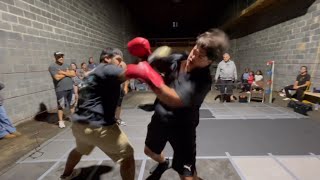 G-Spot vs CARLOS The Drone Zone FIGHT CLUB  R U Tough Enough #boxing  #sparingpsht  PRIMAL 🦾