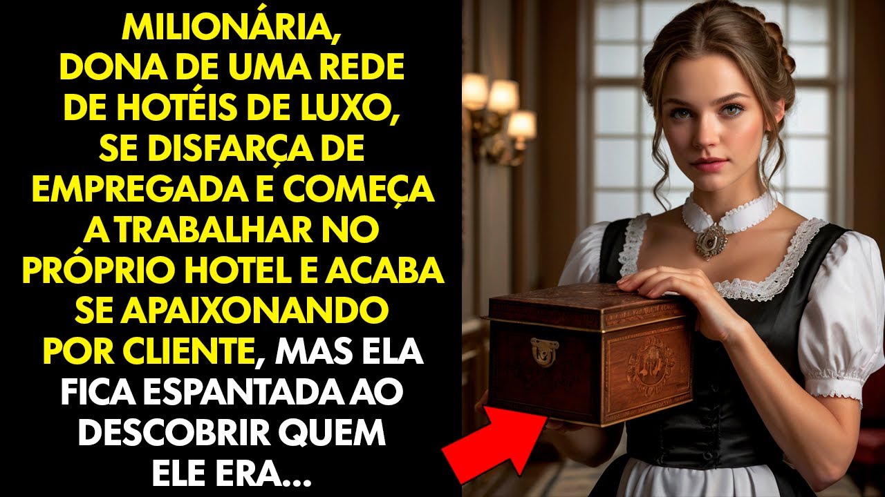 DONA DE HOTEL DE LUXO SE DISFARÇA DE EMPREGADA E SE APAIXONA POR CLIENTE, MAS ELA NÃO SÁBIA QUE...