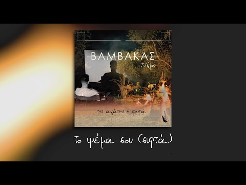 12. Στέλιος Βαμβακάς - Το Ψέμα σου (Συρτά) | Stelios Vamvakas-To Psema sou (Syrta)-Lyric music video