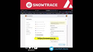 Como adicionar o explorador da Avalanche (SNOWTRACE)