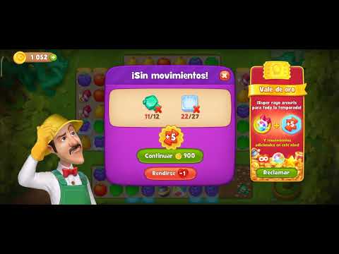 Gardenscapes level 9752 Super Hard level (+5moves)