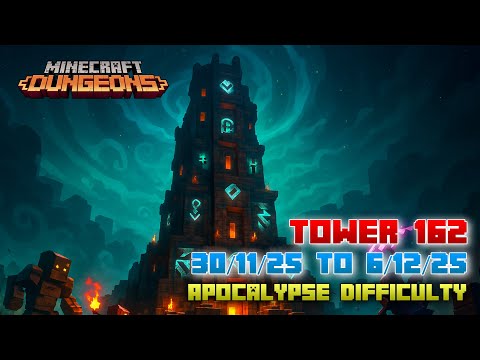 The Tower 162 [Apocalypse] Full Climb, Guide & Strategy, Minecraft Dungeons Fauna Faire