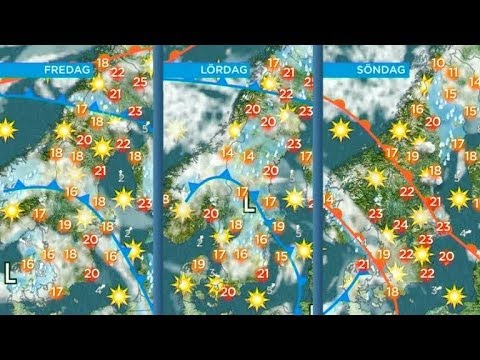 Sophia Nilsson om nationaldagsvädret - Nyhetsmorgon (TV4)