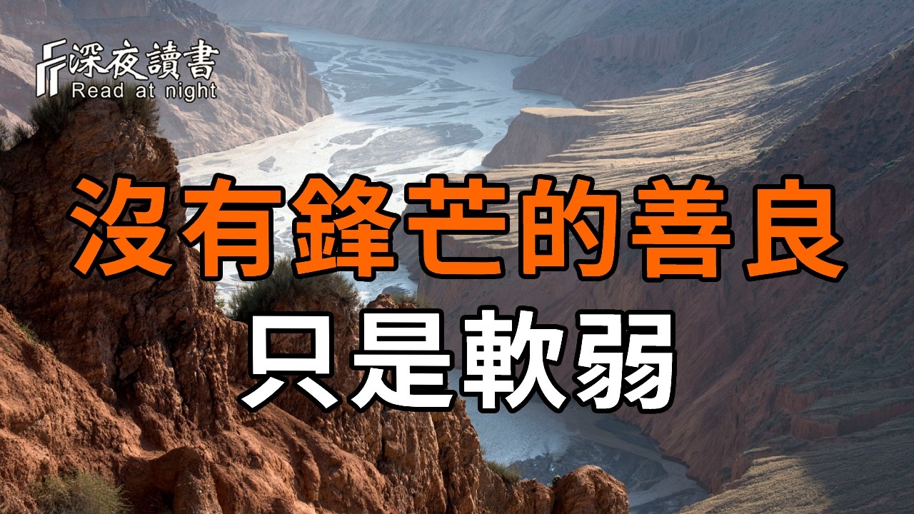 修行最難的一課：對人狠，對自己更狠【深夜讀書】#人生感悟 #正能量 #情感 #晚年幸福 #深夜讀書  #内耗 #